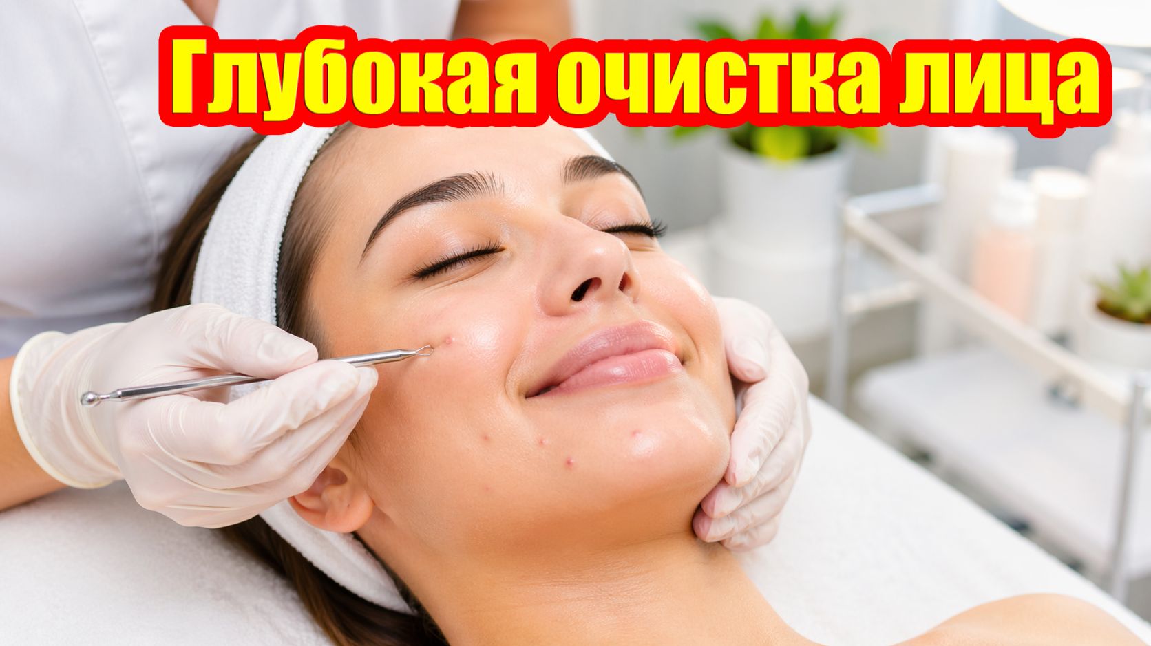 Глубокая очистка лица от угревой сыпи  Чистая кожа без воспалений