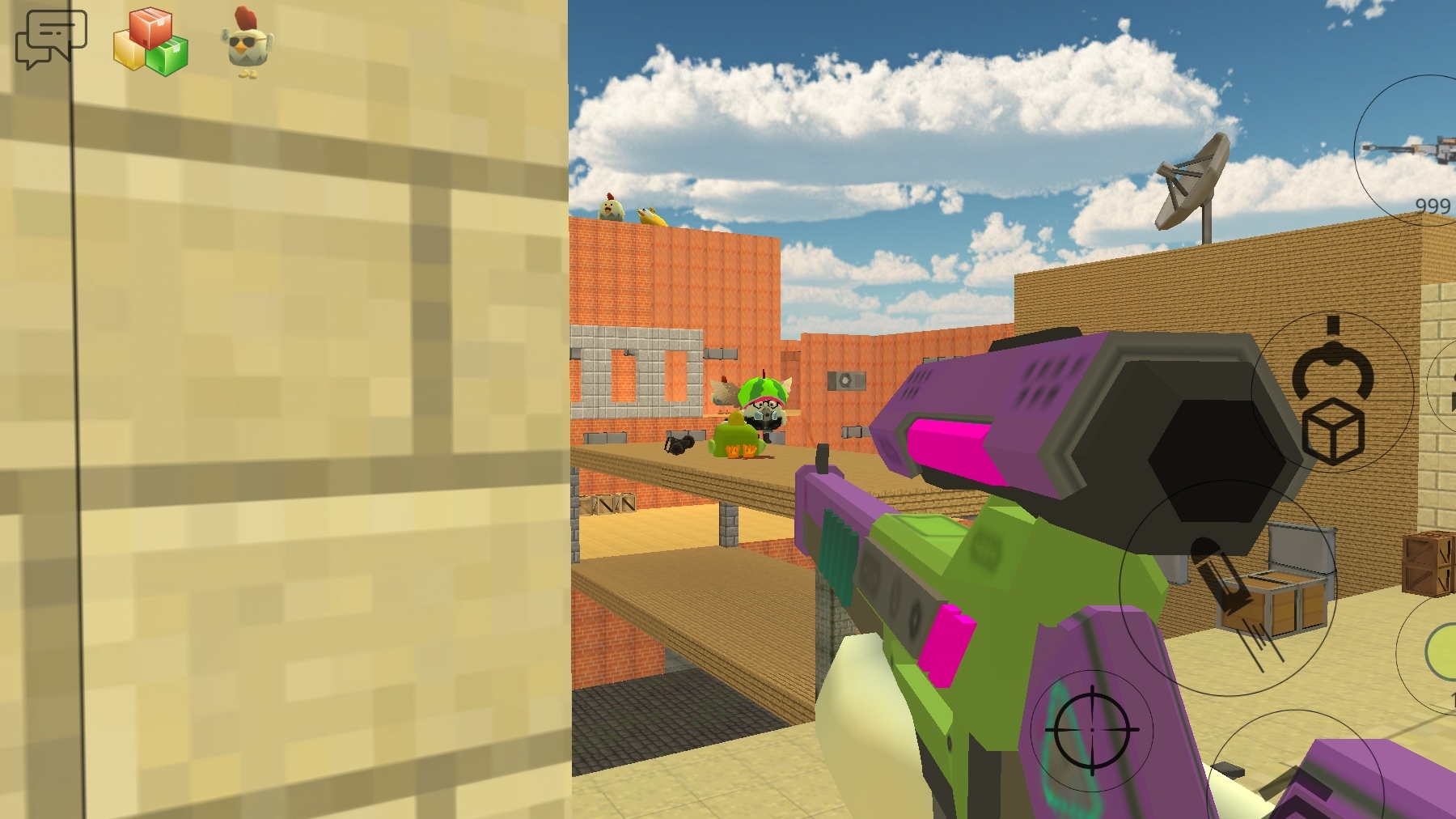 Играю в дуэльку в чикен гане