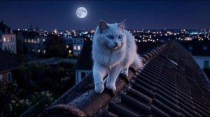 Старый кот на крыше