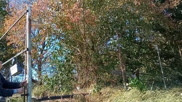 Как в одиночку сделать забор из профнастила. Часть 1. Сварочные работы.