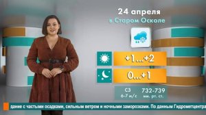 Погода в Старом Осколе на 24 апреля