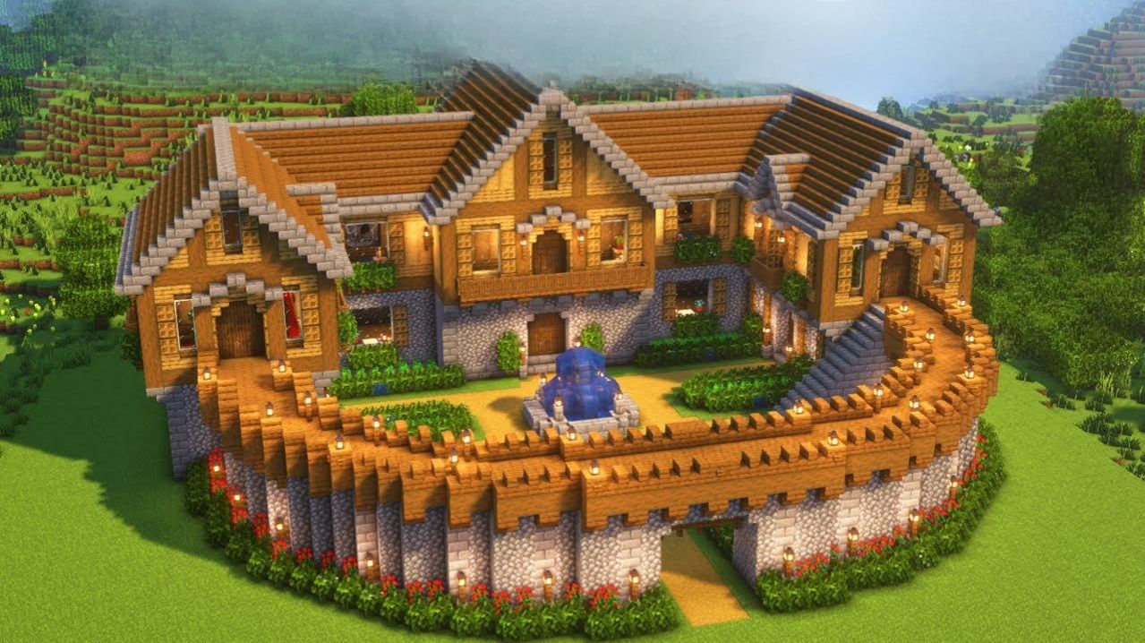 МАЙНКРАФТ Как построить идеальный дом для выживания - Майнкрафт гайд туториал новые видео