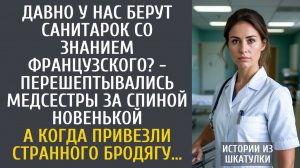 Истории из жизни Давно у нас берут санитарок со знанием французского? - перешептывались медсестры…