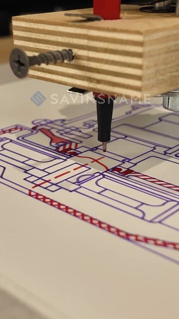 Всё еще чертите руками?🤔Вам просто нужен наш фрезерный станок с ЧПУ от компании Savinsname