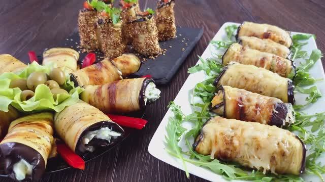 Баклажаны на праздничный стол - необычно, сытно и очень красиво! 😍✨