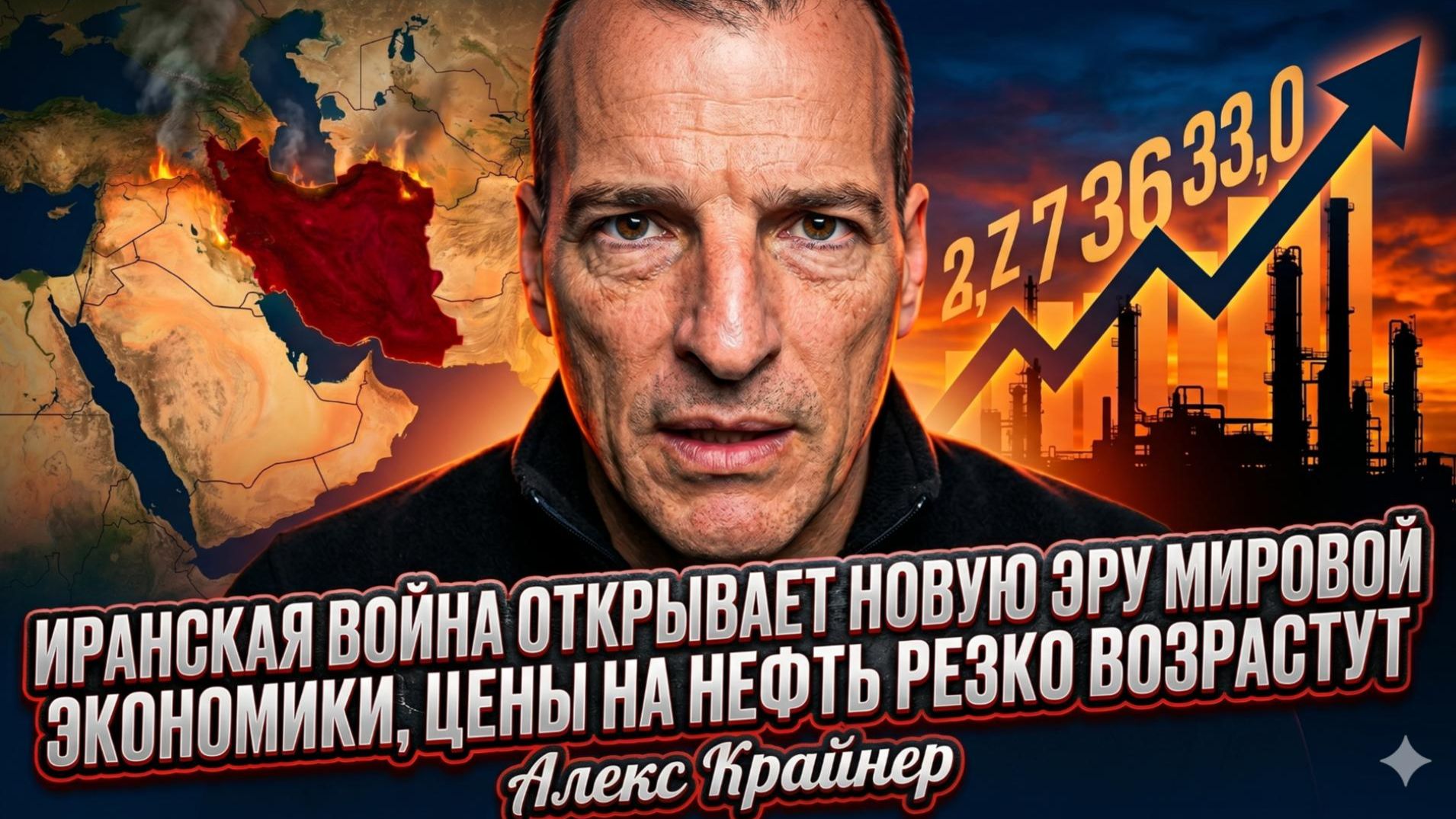 📈Алекс Крайнер | «Нефть улетит в космос»: война с Ираном взорвёт мировую экономику