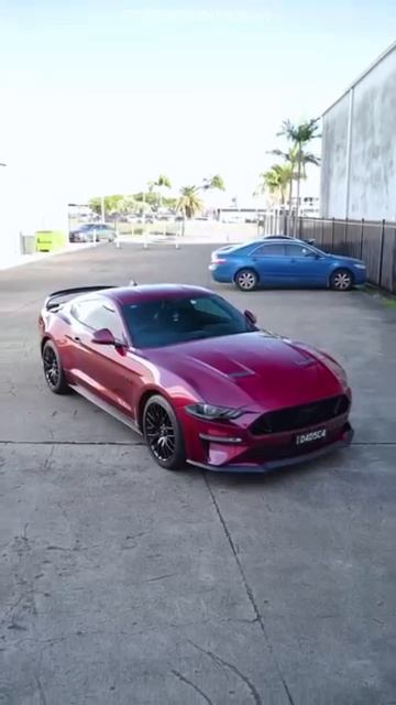 Кроваво-красный дракон C805 на Ford Mustang 