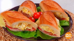 Готовим горячий яичный сэндвич. Доброе утро. Фрагмент выпуска от 23.04.2026