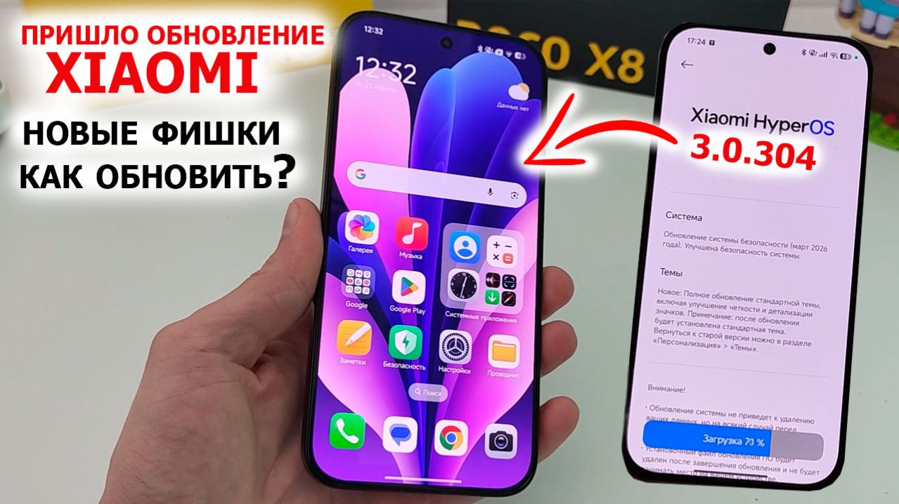 ПРИШЛО ОБНОВЛЕНИЕ  Новые фишки HyperOS3.0.304 уже на Xiaomi Как обновится если нет обновления?