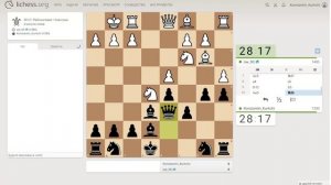 Шахматы на lichess, партия №17 - Часть 2 из 13