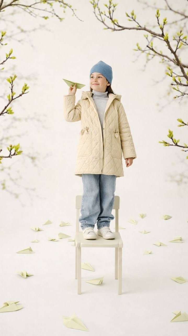 Стёганое пальто PEARL