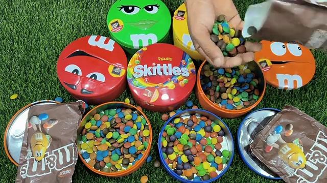 Asmr. Цветные конфеты. Видео для детей. Нэвкин тв.(108)