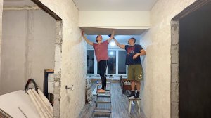 Стены в спальне готовы. Купили дубовые подоконники. Делаем ремонт своими руками. Строим дом.