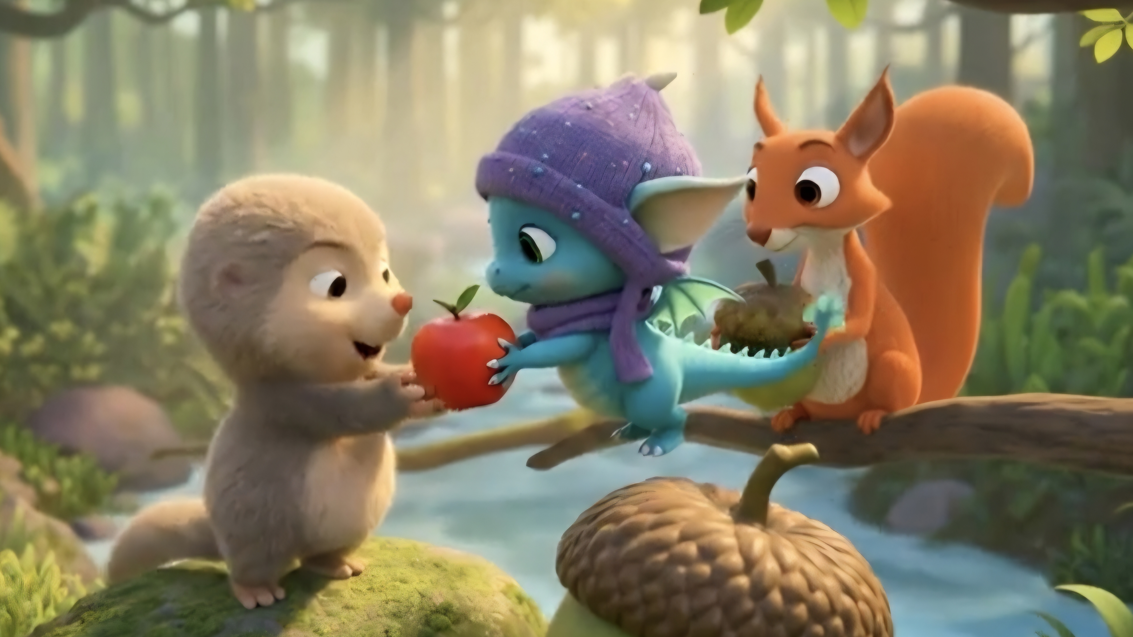 МУЛЬТИК ДЛЯ ДЕТЕЙ. 🦖ДРАКОША-ГОША И 🐿БЕЛОЧКА . МУЛЬТФИЛЬМЫ ДЛЯ ДЕВОЧЕК И МАЛЬЧИКОВ.