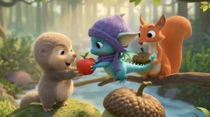 МУЛЬТИК ДЛЯ ДЕТЕЙ. 🦖ДРАКОША-ГОША И 🐿БЕЛОЧКА . МУЛЬТФИЛЬМЫ ДЛЯ ДЕВОЧЕК И МАЛЬЧИКОВ.