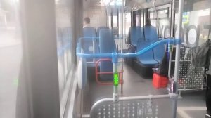 Поездка На Электробусе №М6 Через Улицу Остоженка (Дангауэровка–Стадион Лужники) Москва 17.08.2025