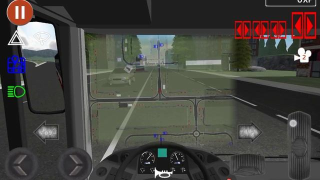 Закончил карту Downtown в Public Transport Simulator