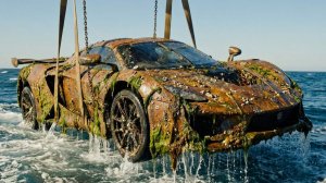 После многих лет, проведенных на Дне Океана… Реставрация этого Бугатти Веерон Невероятна. Мультики