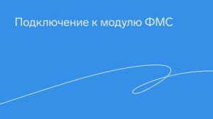 Подключение к модулю ФМС
