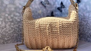 МК -НОВОЙ СУМОЧКИ КРОСС-БОДИ!!! Фурнитура сделана на заказ #рукоделие #мастеркласс #вязание