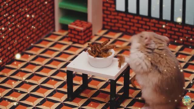 Приключение в лабиринте с хомяками! найдем спрятанное сокровище! часть 4