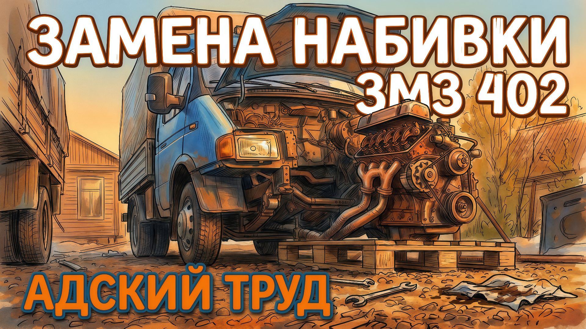 замена набивки змз 402 и не только...