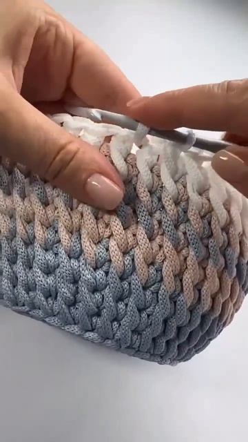 Узор для корзинки, который хорошо держит стенки 👍🏻