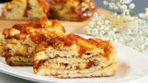 Пачка Творога и немного варенья! Пирог "Красавчик" за 5 минут/ Быстро к чаю