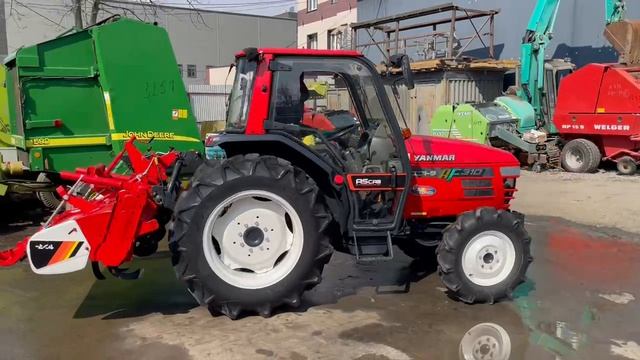 Трактор Yanmar AF-310 с фрезой