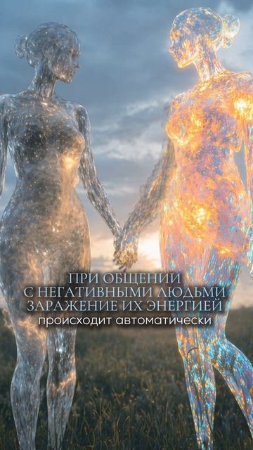 При общении с негативными людьми заражение их энергией происходит автоматически