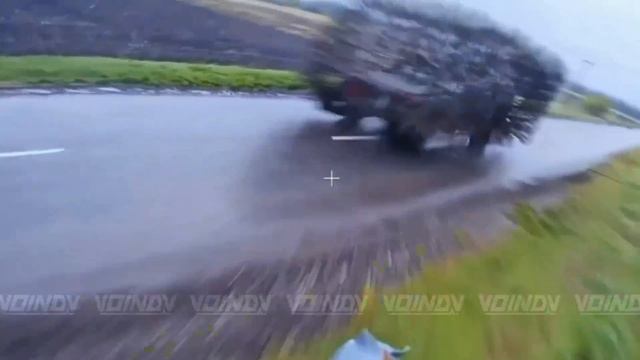 Уничтожение бронеавтомобиля ВСУ. Запорожская область