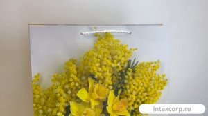 Подарочный пакет СОЛНЕЧНЫЙ БУКЕТ, бумага, 42х33 см, XAE22000091-1