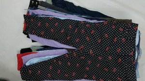 42548 Капри штаны женские, 2пак, 33D, секонд (extra) оптом