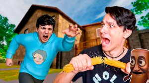 НЕ ЛОМАЙ ЕГО СПАГЕТТИ!😱 ПОБЕГ ОТ БЛОГЕРА (КОНЦОВКА №6)