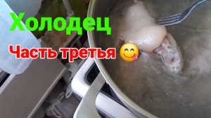 Холодец из курицы 🐔 и свиных 🐷 ножек
