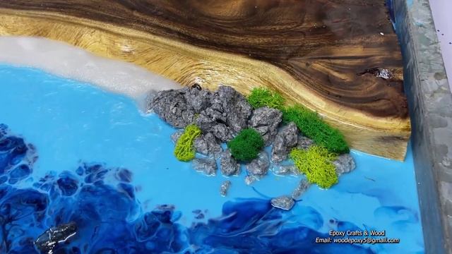 Узнайте, как сделать стол из эпоксидной смолы в виде океана от А до Я