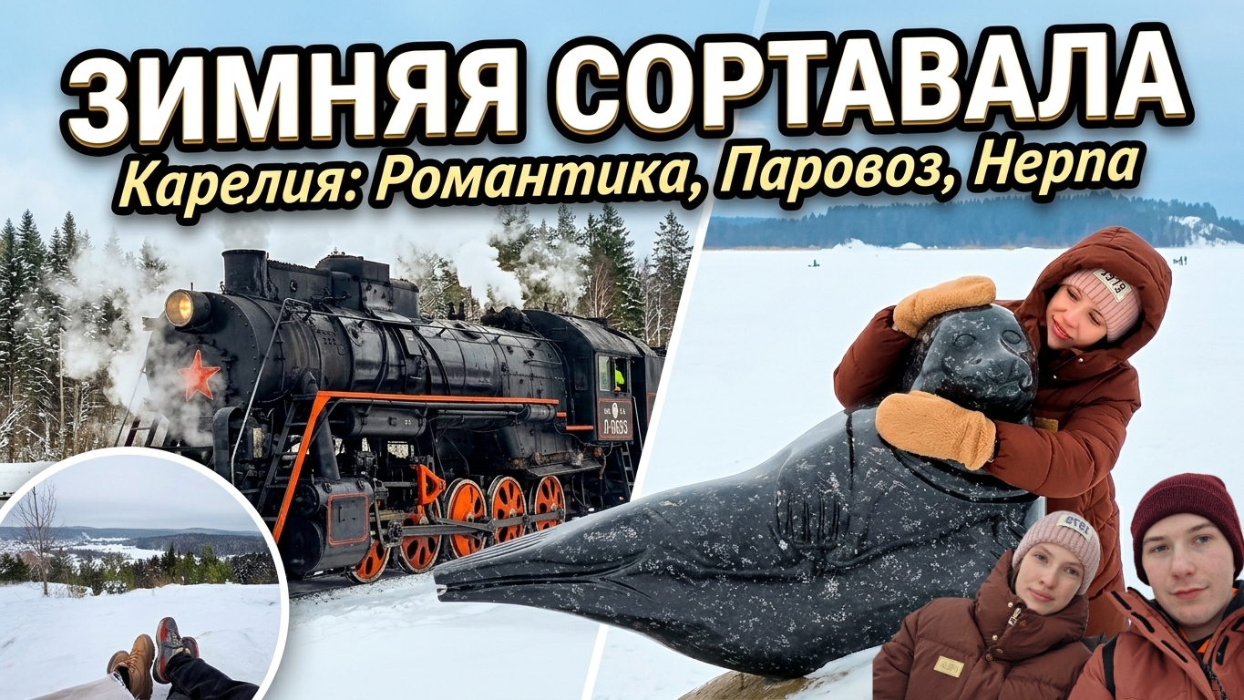 Романтичная зимняя СОРТАВАЛА // Карелия 2026