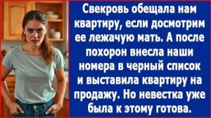ИСТОРИИ ИЗ ЖИЗНИ|Свекровь обещала нам квартиру|РЕАЛЬНЫЕ ИСТОРИИ|ЖИЗНЕННЫЕ ИСТОРИИ