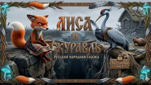 Лиса и журавль. Русская народная сказка