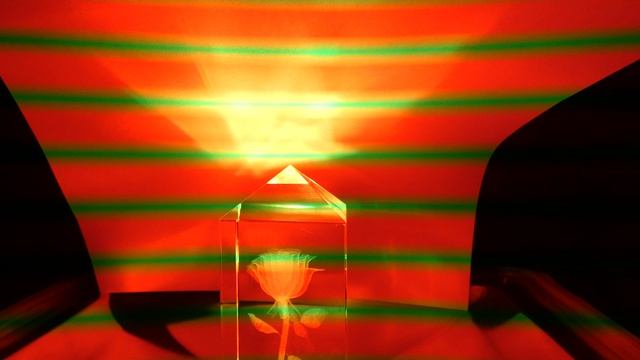 попытка рассмотреть распределение света от пирамидального элемента