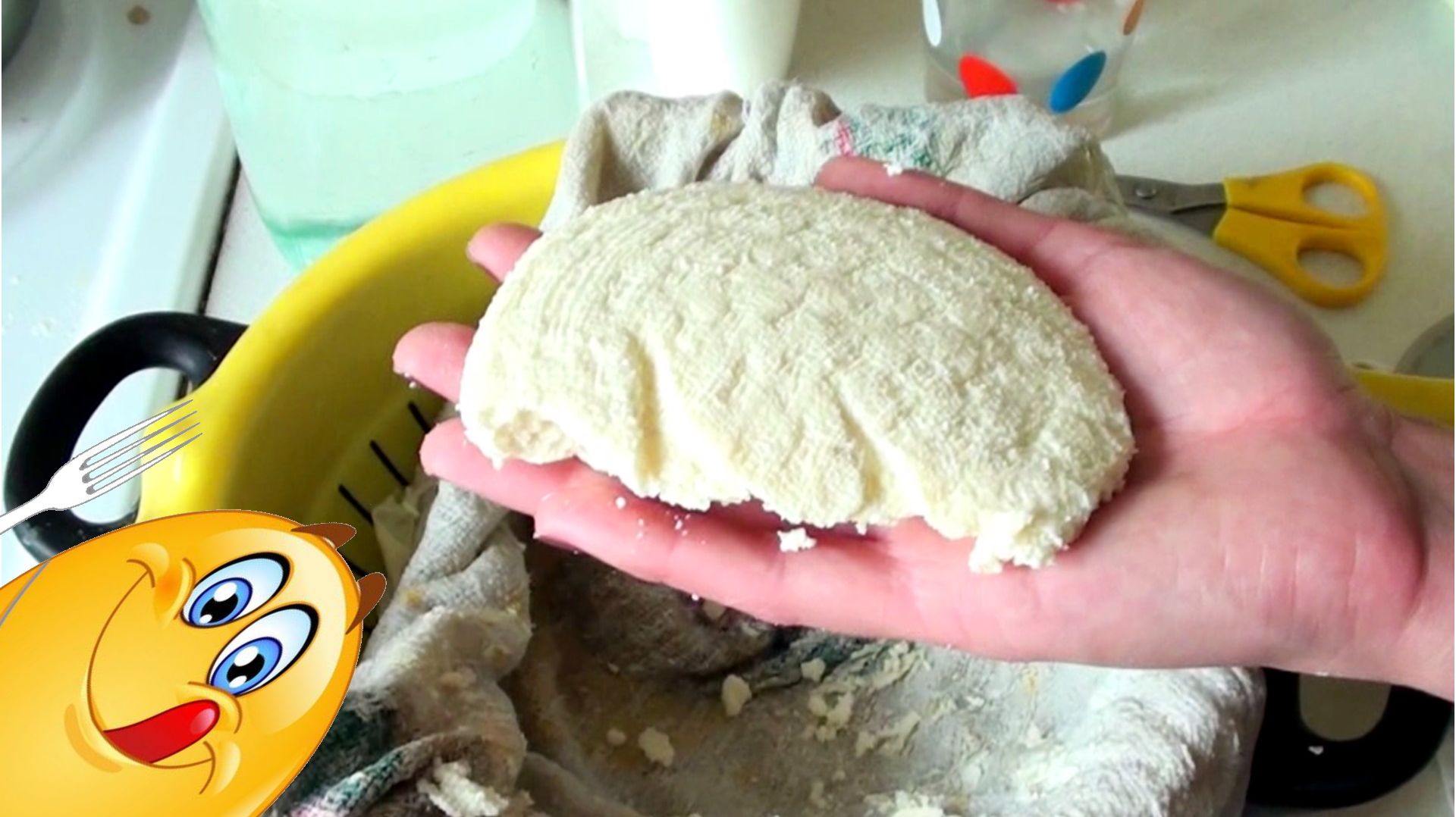 Домашний сыр из кефира - рецепт