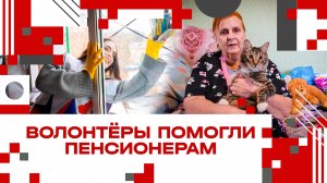 Волонтёры помогли пенсионерам убраться в домах в Клину