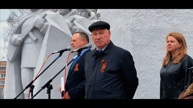 В округе поздравили ветерана ВОВ Благинина С.Г.