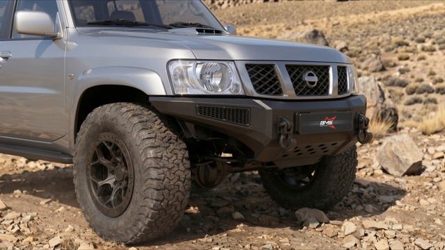 Бампер силовой передний BMS PRO-Line для Ниссан Патрол Y61