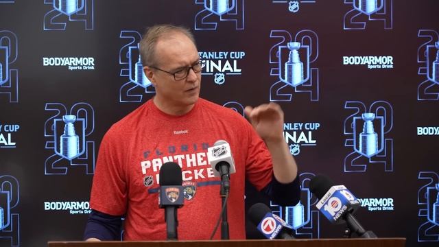 Lundell, Tkachuk & Coach Maurice | SCF Practice Interviews | 6.4.24