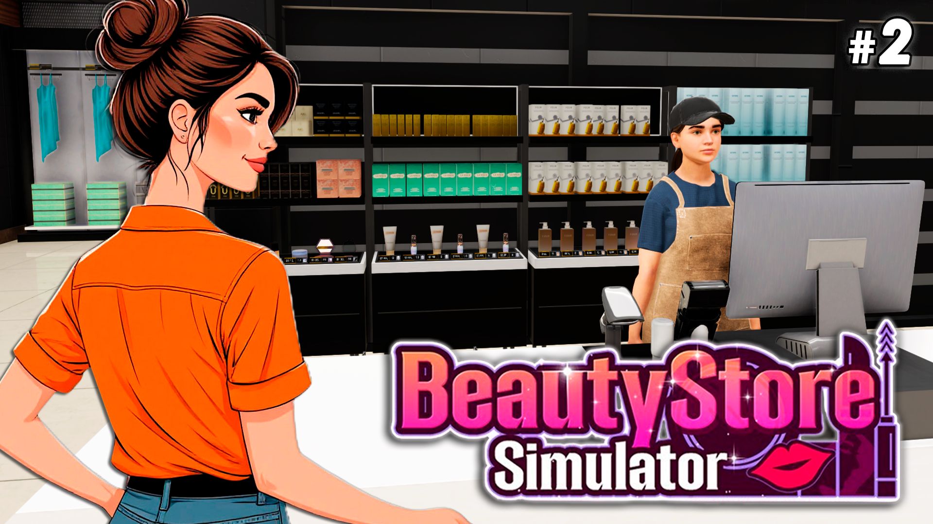 ПЕРВЫЕ РАБОТНИКИ И ПЕРВЫЕ ВОРЫ - Beauty Store Simulator #2