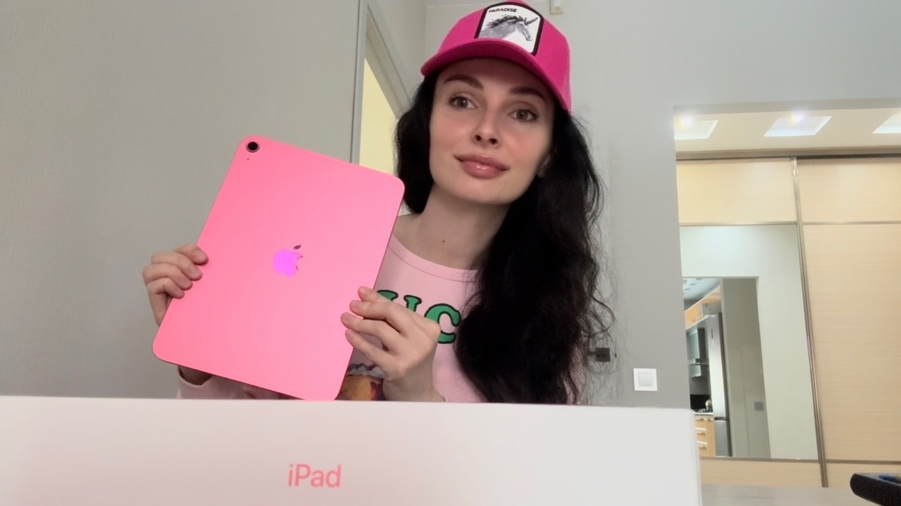 🎁😍 Мой новый iPad 🍎 в цвете pink 📱🎀🦩