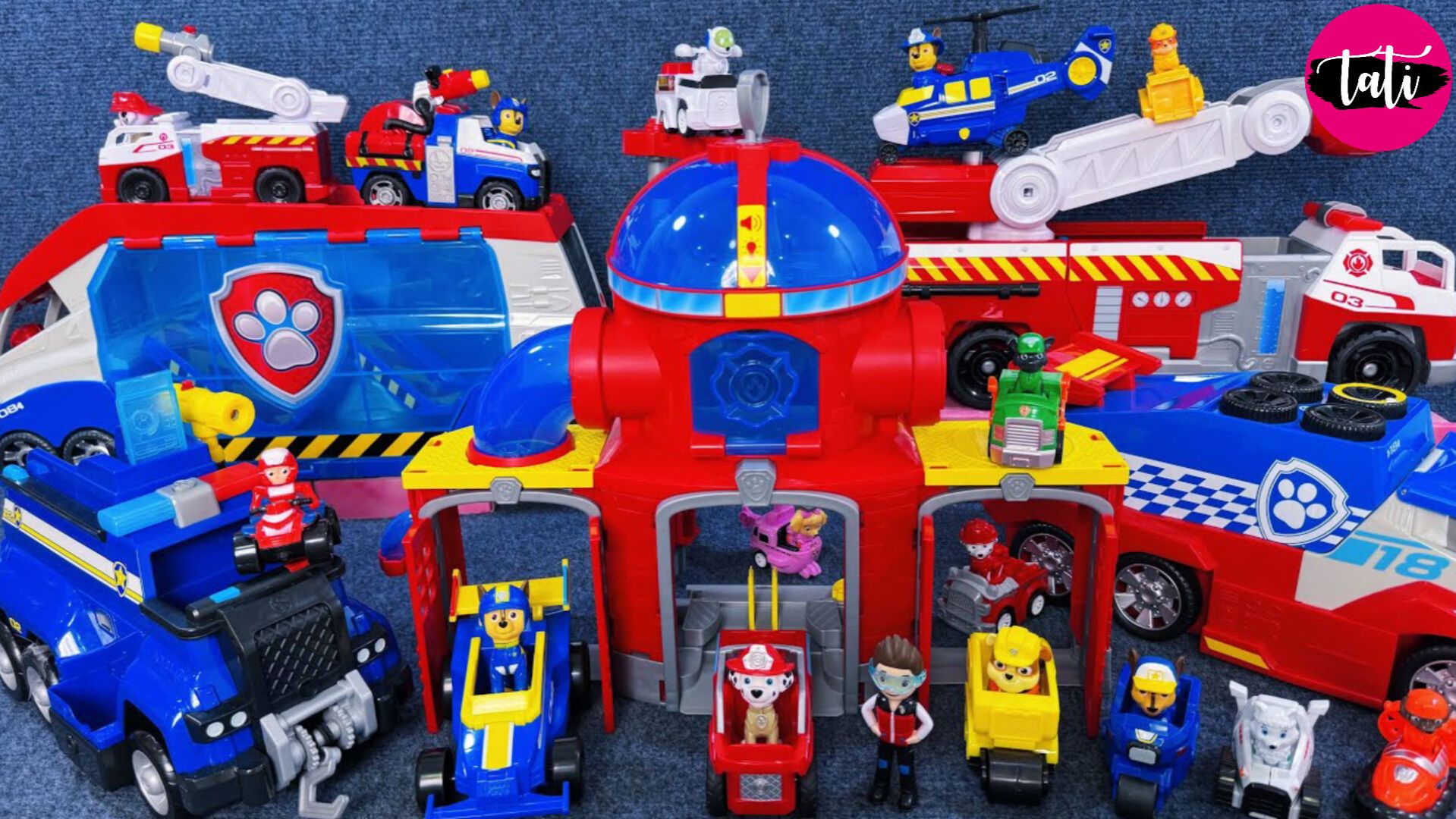 Играем в игрушки из мультика щенячий патруль. Мультфильм для детей. ASMR АСМР