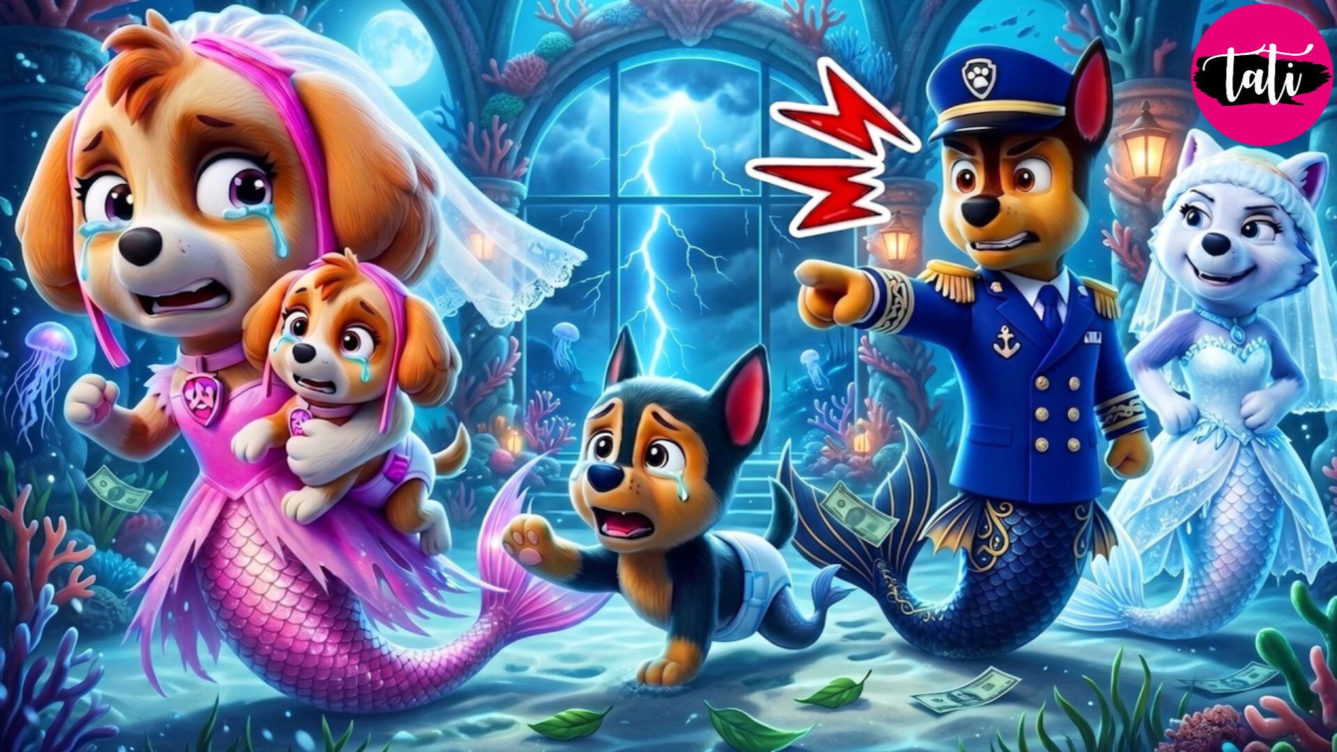 Щенячий патруль и Маршалл. Залипательное видео. Мультфильм для детей и малышей. Анимация 448