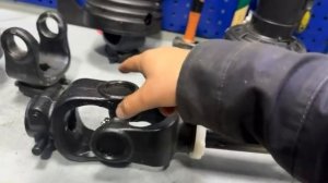 Комплектация карданного вала с автоматической муфтой для почво-фрезы